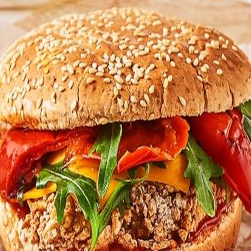 Burger Tunisien Effiloché de poulet