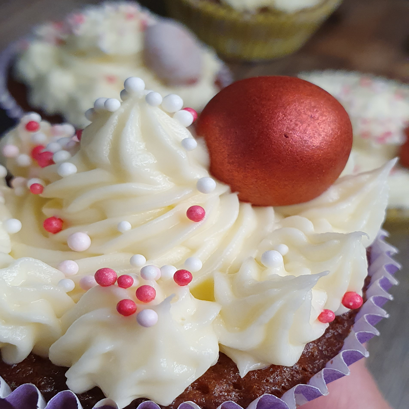 Cupcakes au pain d'épice Norvégien (x4)