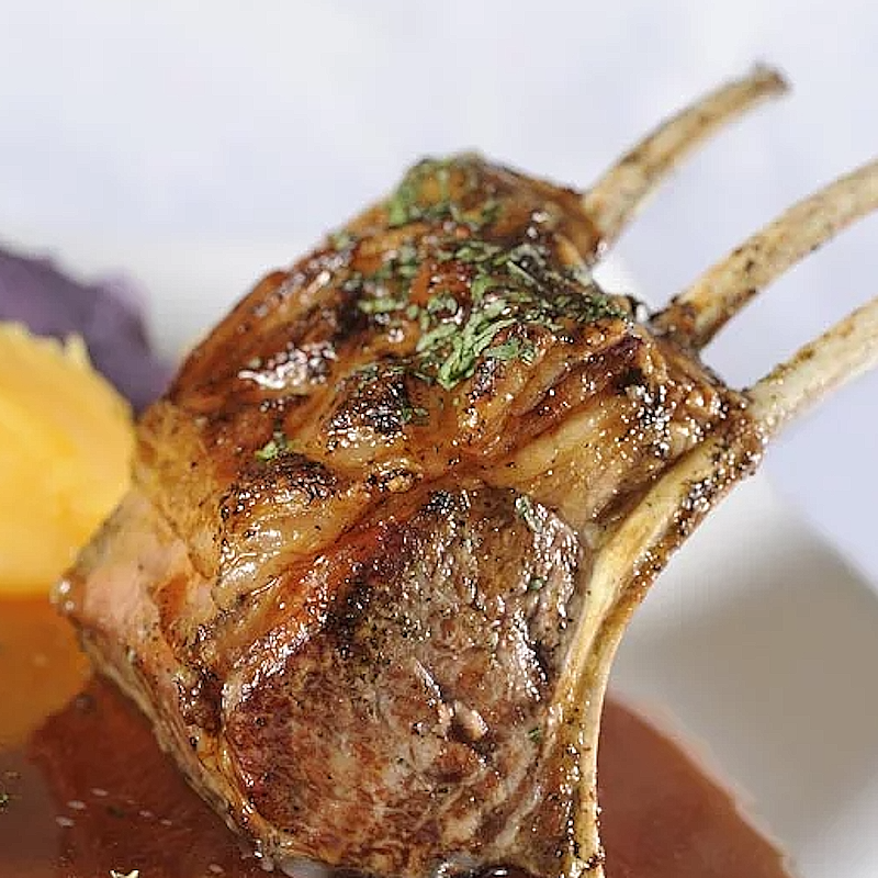 Pre-Salted Lamb Rack 6 Ribs (2 People)