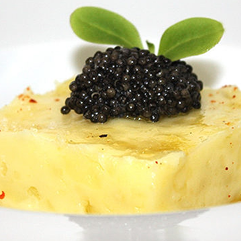 Ecrasé de pomme de terre au Caviar de Neuvic