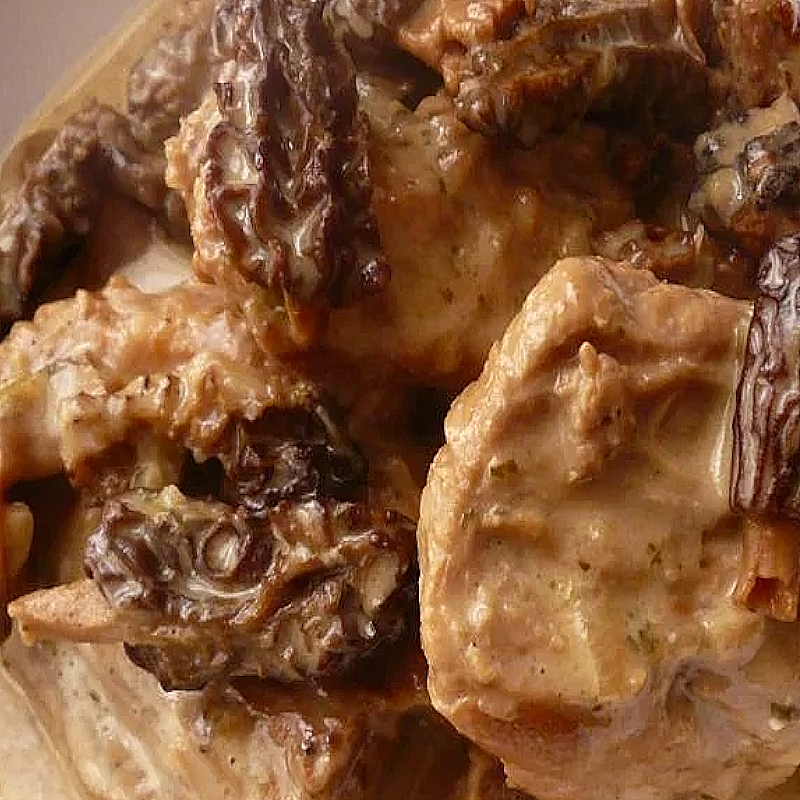 Noisettes de veau aux Morilles