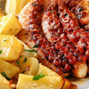Polvo à lagareiro (poulpe à l’huile d’olive)