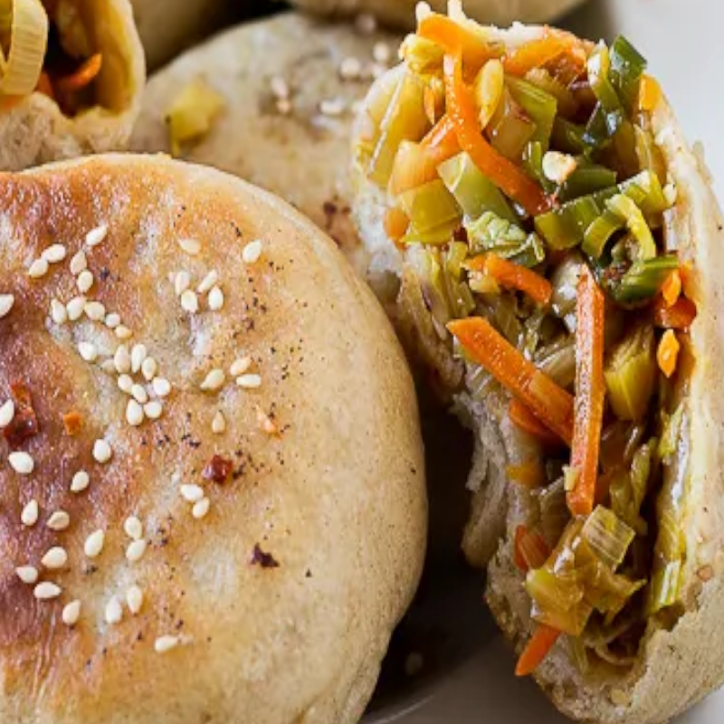 Baos Poêlés (Végétarien)