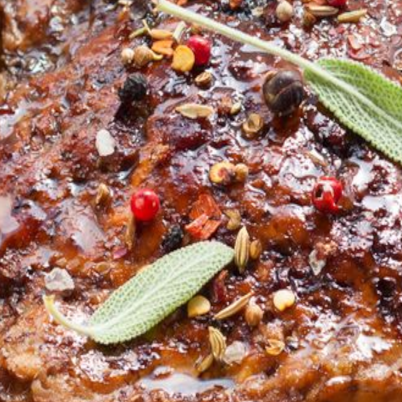 Terrine  de chevreuil au foie gras et aux airelles