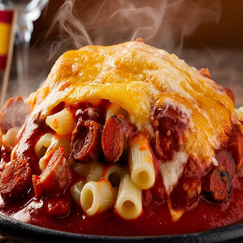 Macaroni au Chorizo Spécialité Espagnole