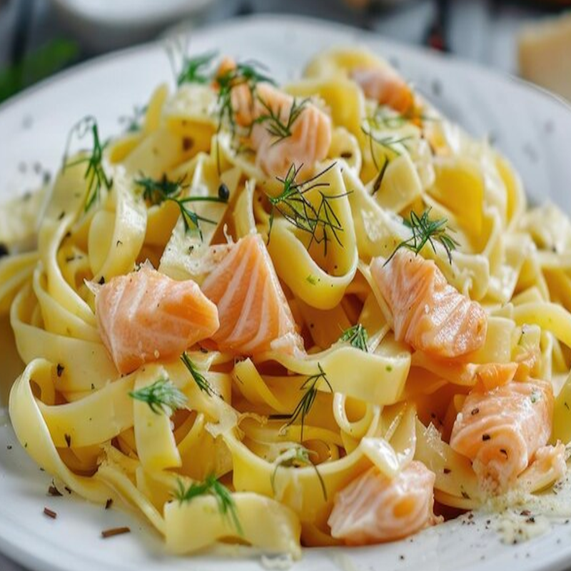 Tagliolini al salmone