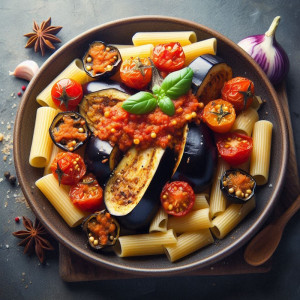 Pasta alla Norma Spécialité Sicilienne