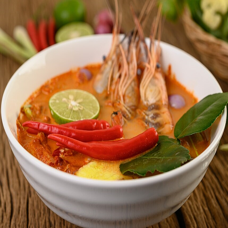 Tom Yum Goong – Sopa tailandesa de camarões