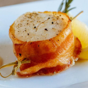 Saltimbocca de Saint Jacques au fenouil, mandarine et aneth
