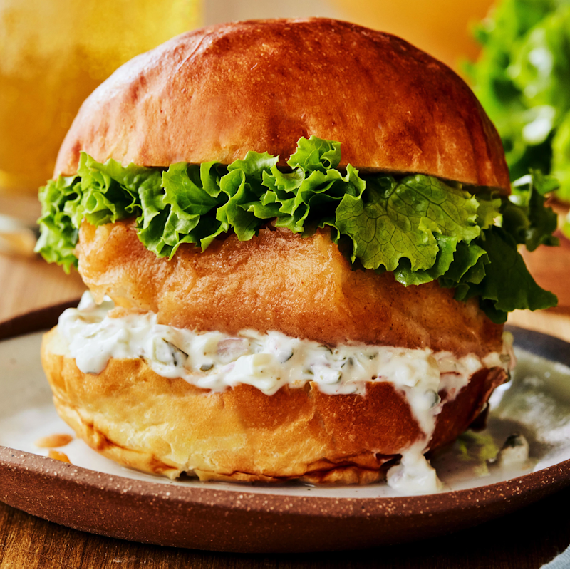 Hamburguesa - Reino Unido fish and chips
