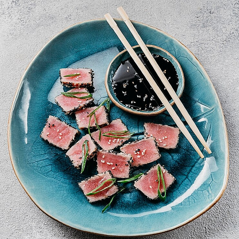 鳗鱼的塔塔基食谱 (マグロのたたき)