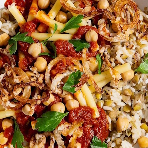 Koshari antique (version inspirée de l'Égypte ancienne)