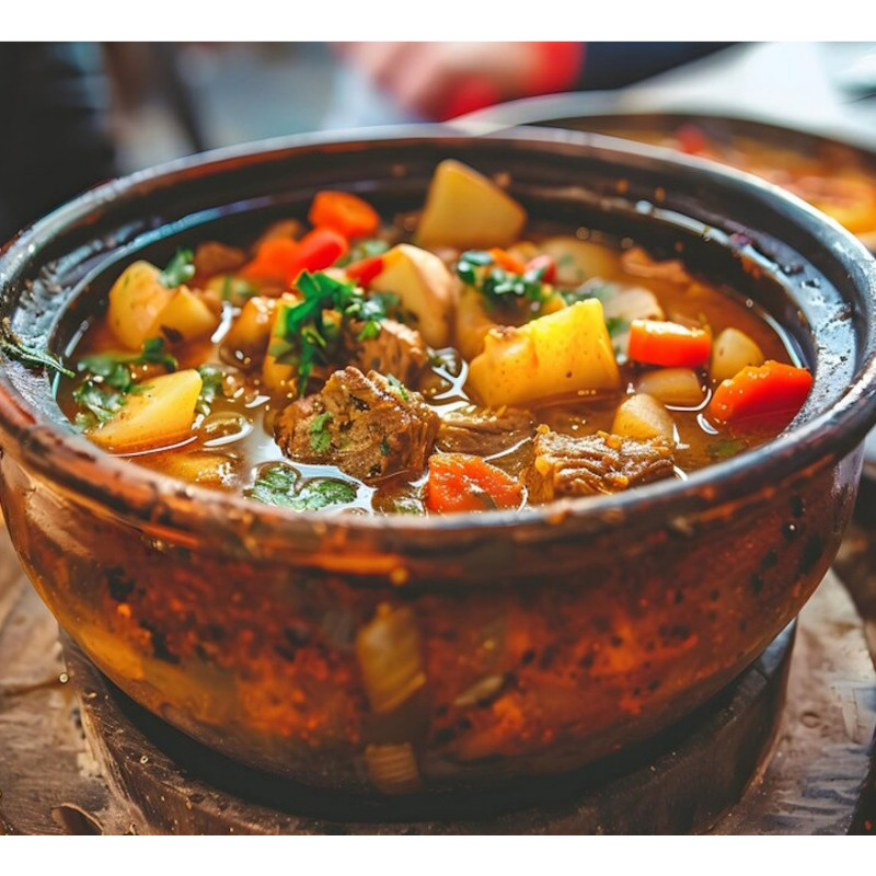 Cocido - Spanish Meat and Vegetable Stew (19th Century)