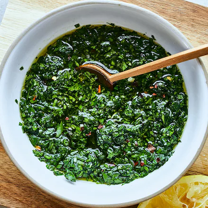 Sauce chimichurri traditionnelle