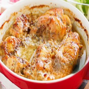 Mustard Rabbit with Stuffed Saddle (Montcigny)