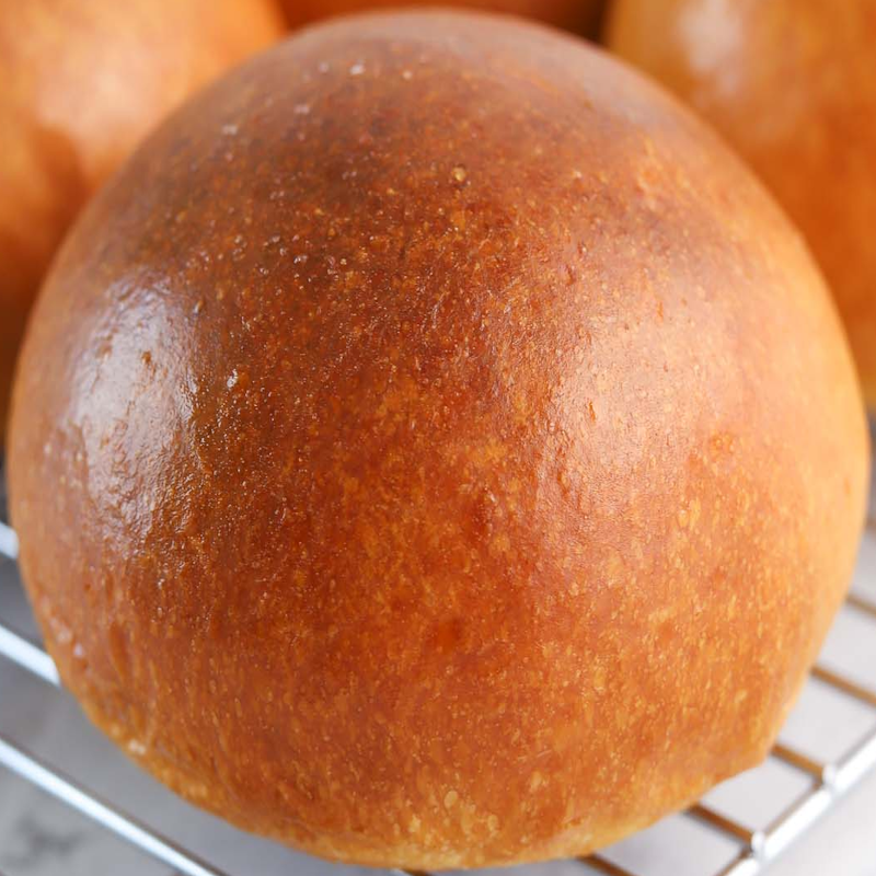 Pães Brioche Inspirados no Pão de Vire (Trigo e Centeio) com Defumação a Quente