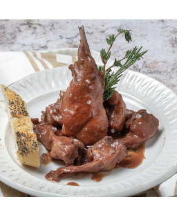 Rezept für Kaninchen in Wein von François Pierre de la Varenne (1691)